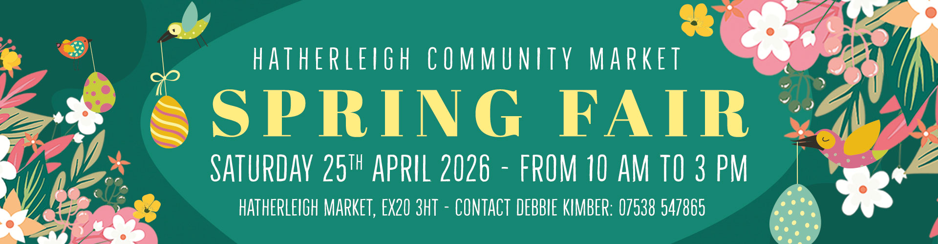 Hatherleigh Community Market Spring Fair 2026 Booking Form